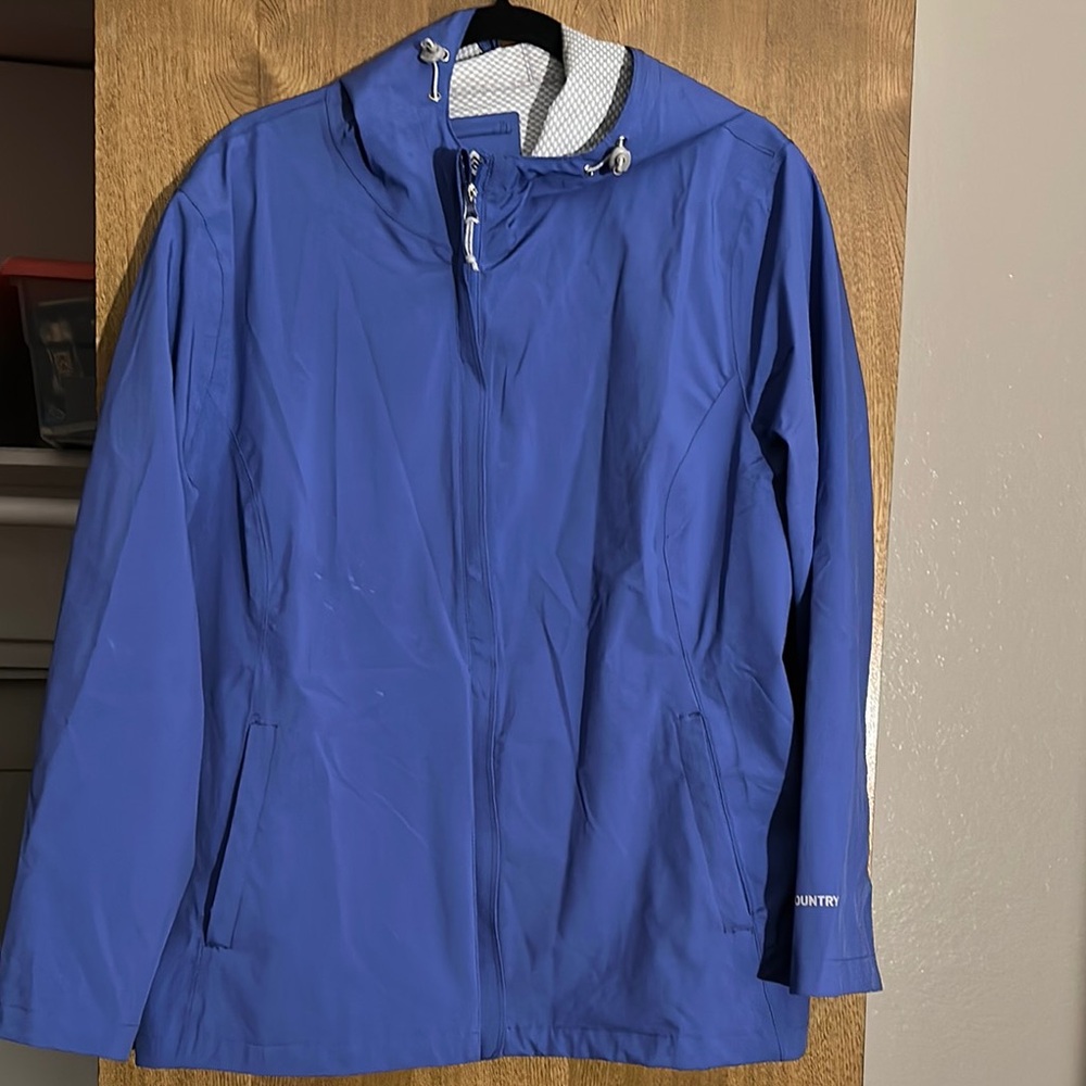 Blue Hooded Jacket